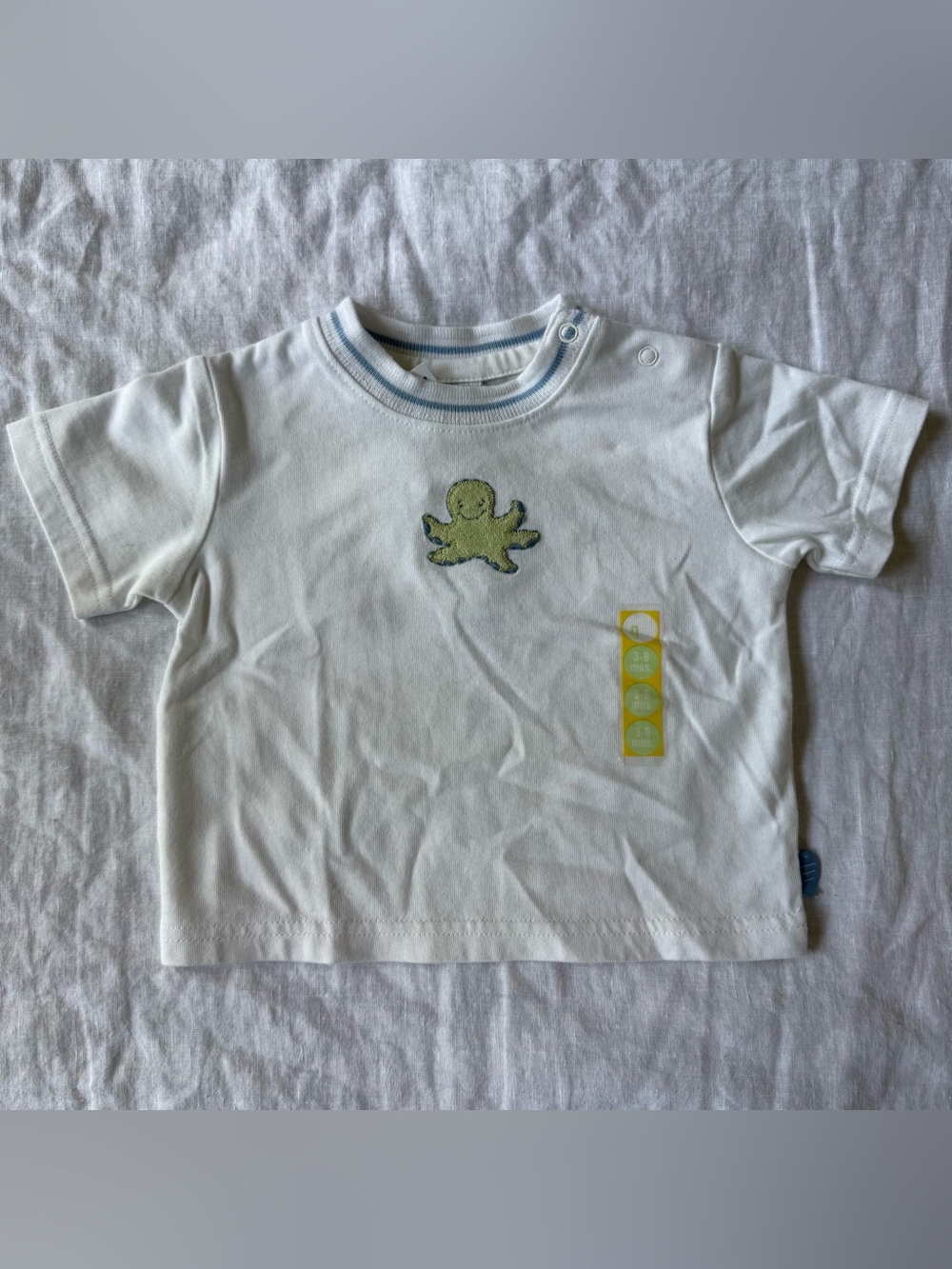 Vintage Gymboree 2004 Octopus Tee 3-6 Months NWT Baby Embroidered